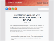Tablet Screenshot of crowbarsolutions.com